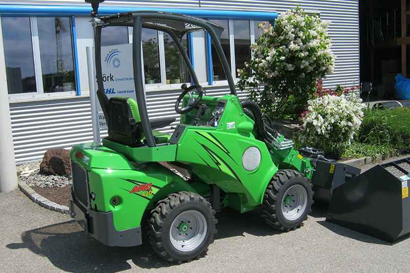 Störk Umwelttechnik Maschinenpark Belüftungsfilter Radlader Avant 420