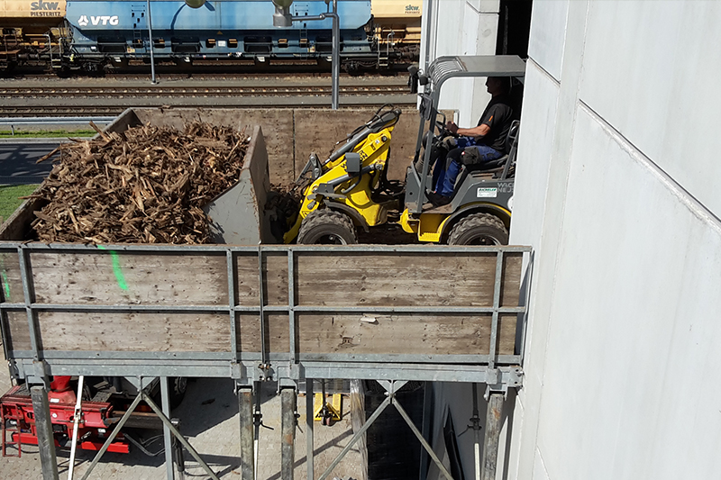 Störk Umwelttechnik Maschinenpark Belüftungsfilter Radlader Wacker LW25